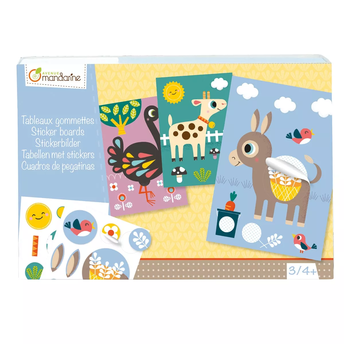 Avenue Mandarine - Caja Creativa De Cuadros De Pegatinas Multicolor barato