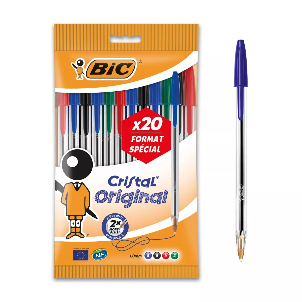 BIC - Blíster Bolígrafos Cristal 15 + 5 Gratis barato