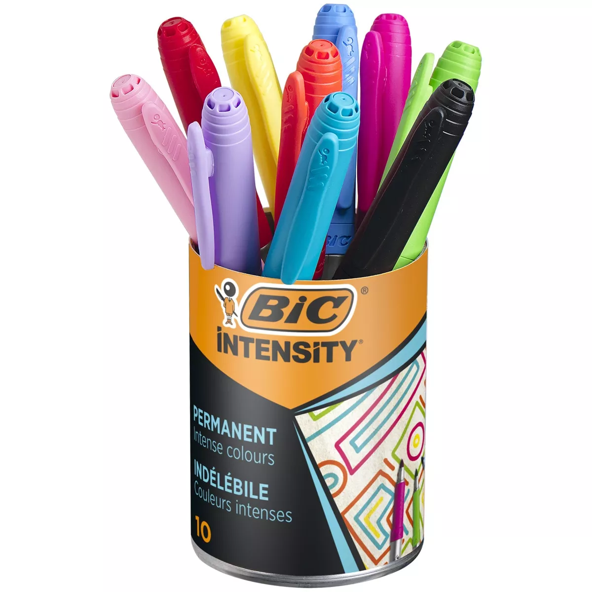 BIC - Bote De 10 Marcadores Permanentes Intensity barato