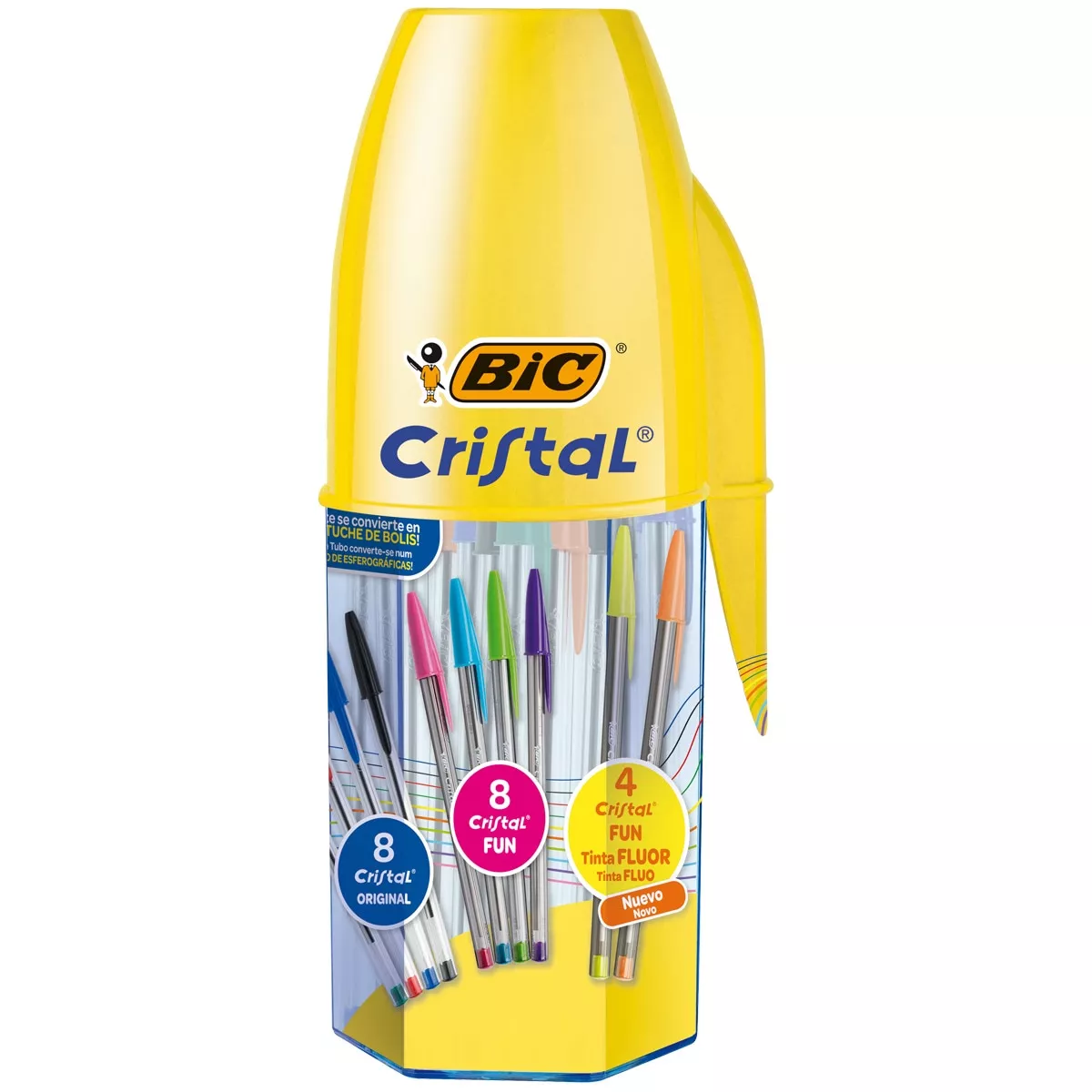 BIC - Estuche Megatubo Cristal Fluo barato
