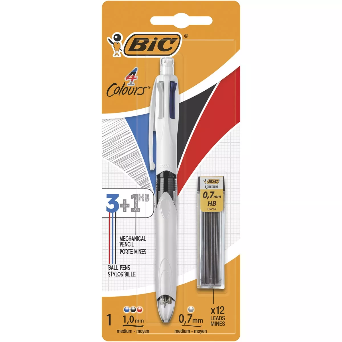 BIC - Pack De 1 Bolígrafo 4 Colores Multifunción Con Portaminas barato