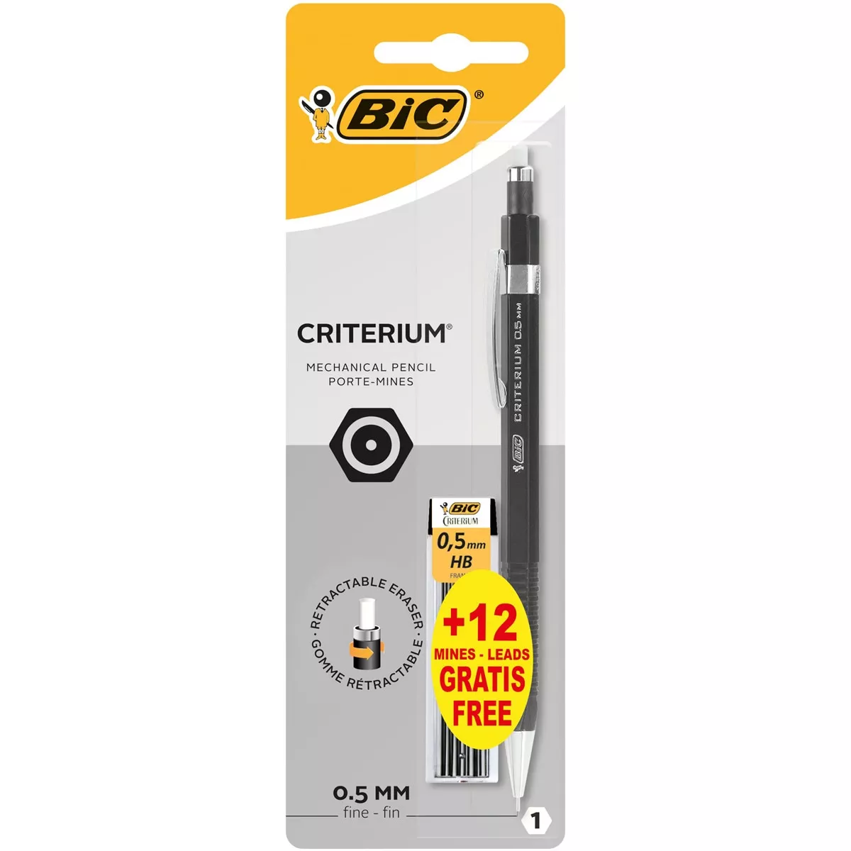 BIC - Pack De 1 Portaminas Criterium Punta 0