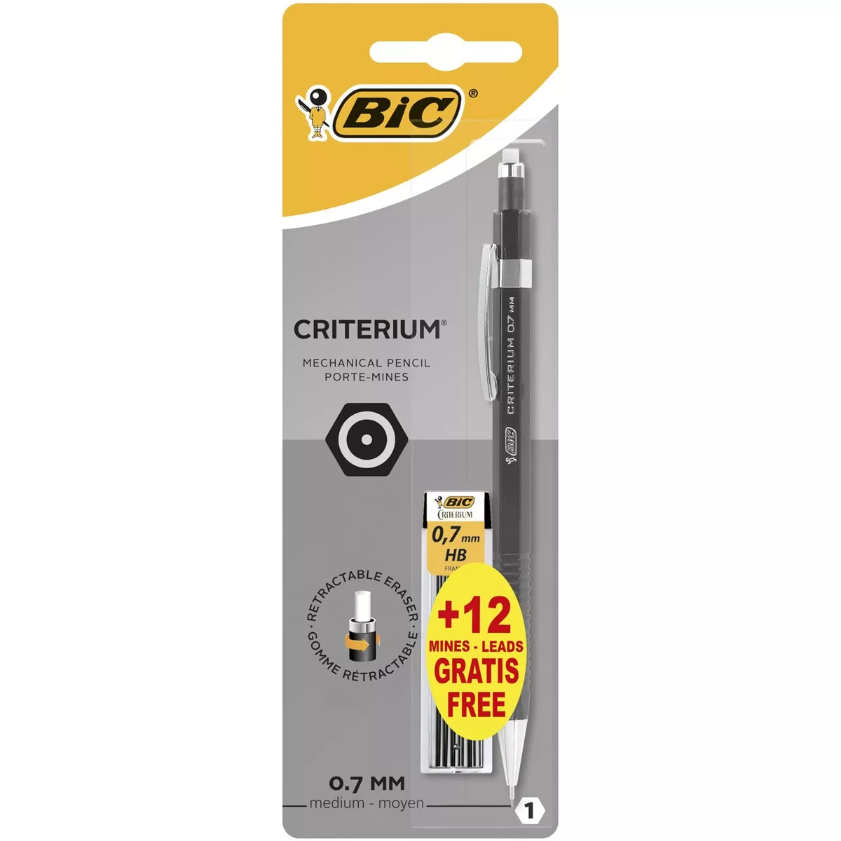 BIC - Pack De 1 Portaminas Criterium Punta 0