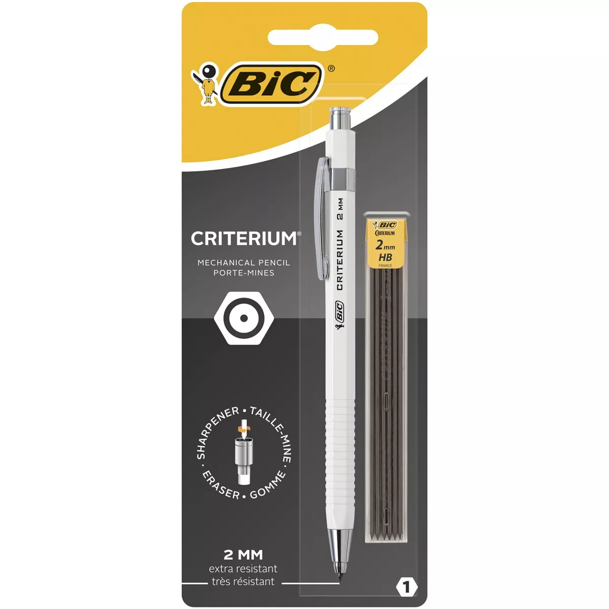 BIC - Pack De 1 Portaminas Criterium Punta 2 mm Con 6 Recambios barato