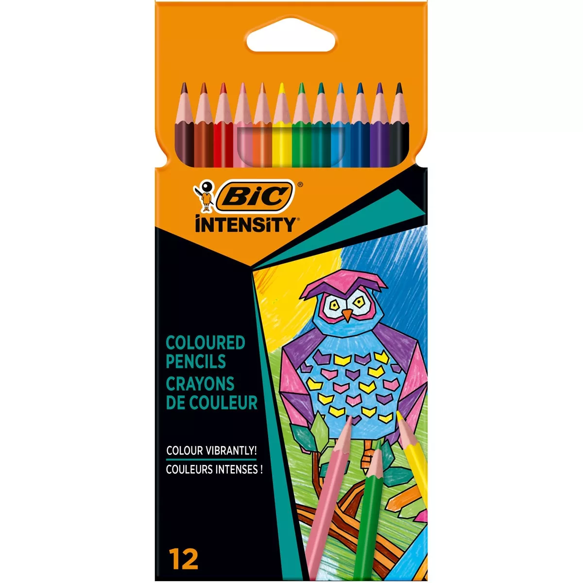 BIC - Pack De 12 Lápices De Colores Para Colorear Mina 1.3mm Intensity barato