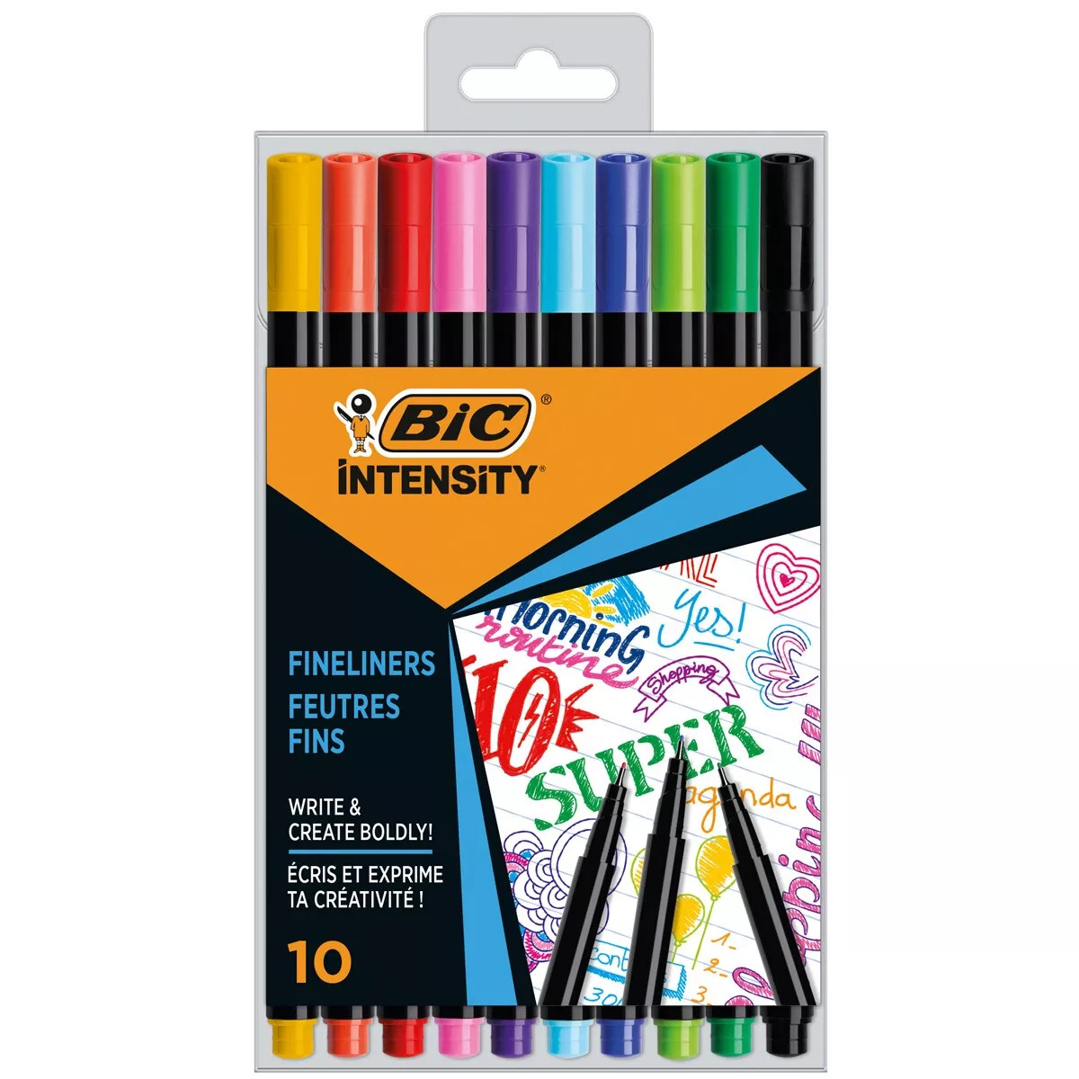 BIC - Pack De 12 Rotuladores Punta Fina Intensity Fine barato