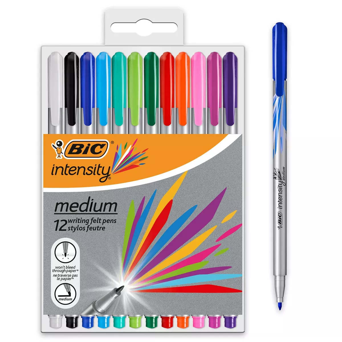 BIC - Pack De 12 Rotuladores Punta Media Intesity Medium barato