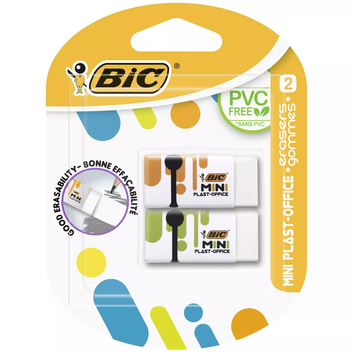 BIC - Pack De 2 Gomas De Borrar Mini barato