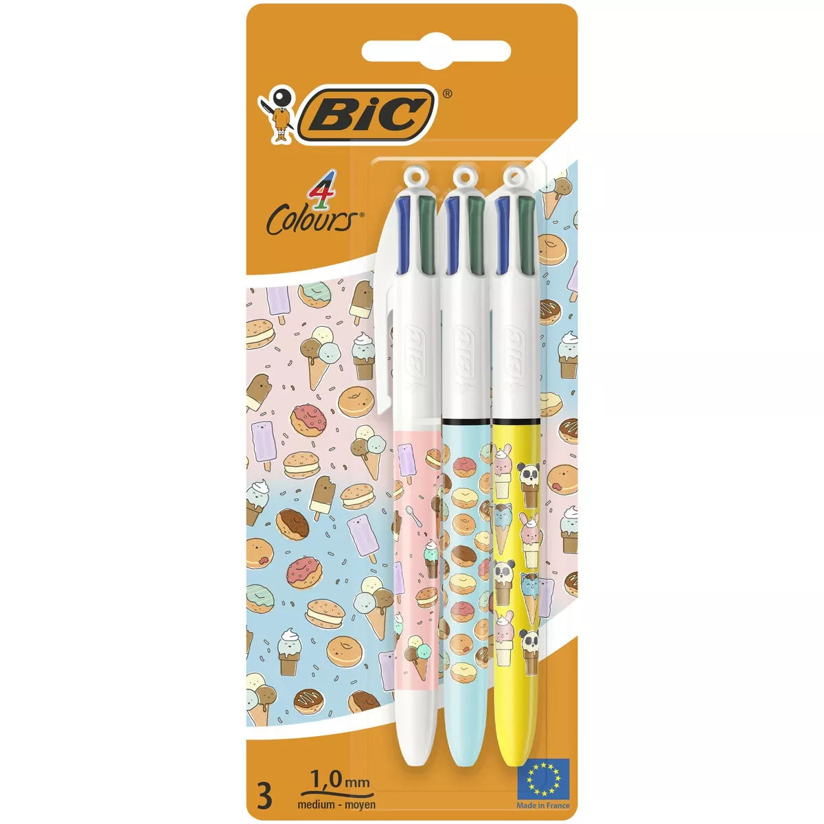 BIC - Pack De 3 Bolígrafos 4 Colores Cuttie Food barato