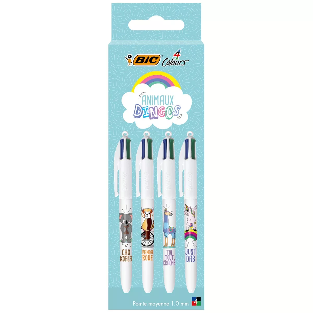 BIC - Pack De 4 Bolígrafos 4 Colores Dibujo Animales barato