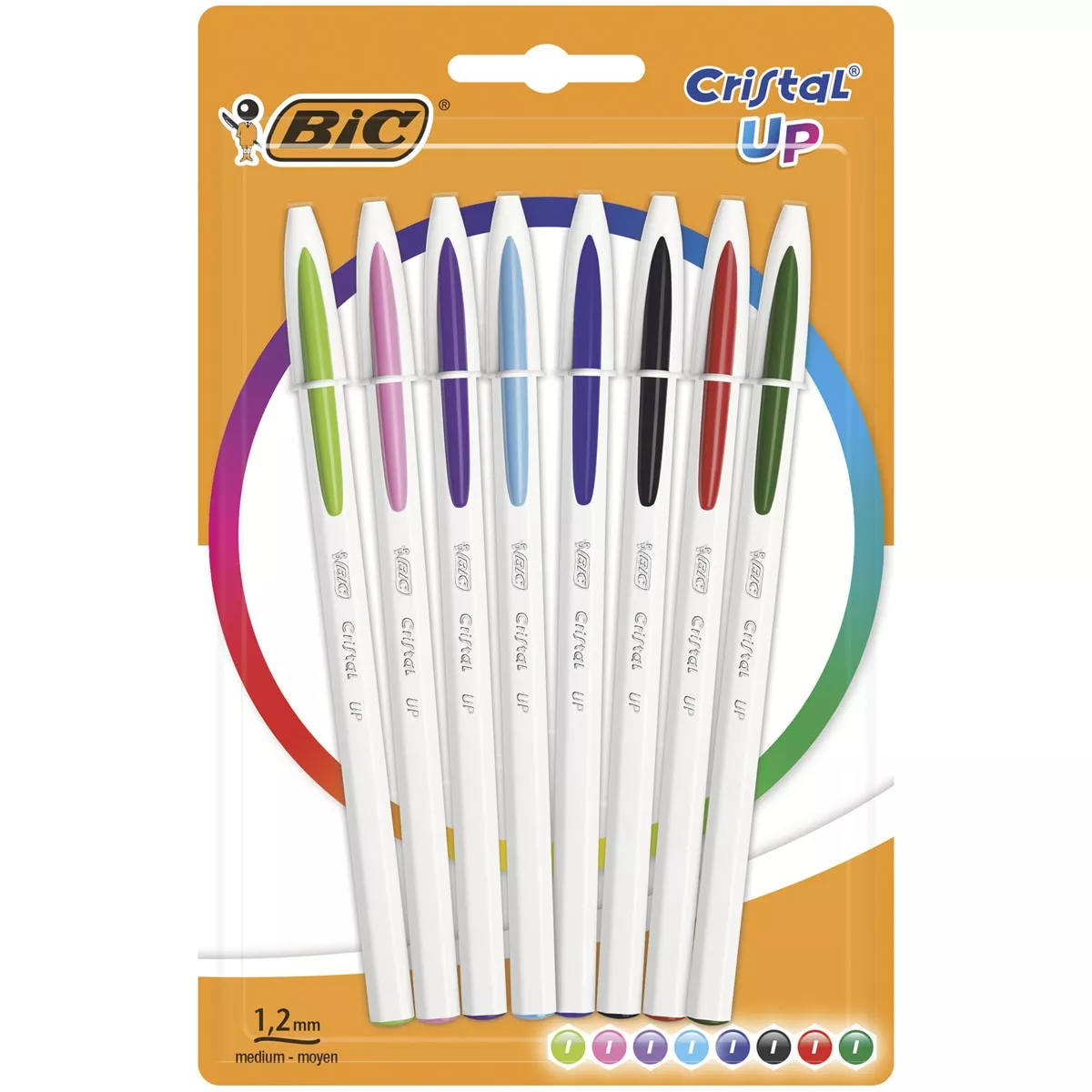 BIC - Pack De 8 Bolígrafos Cristal Up Punta Media barato