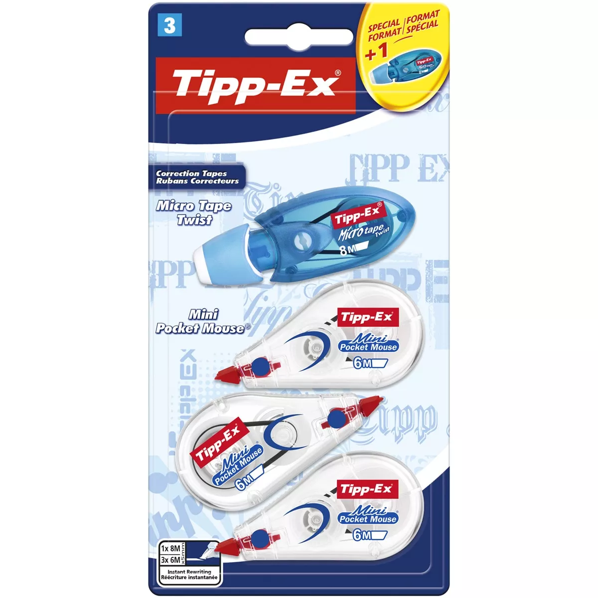 BIC - Pack De Cinta Correctora Tipp-Ex Mini Pocket Mouse & Micro Tape Twist barato