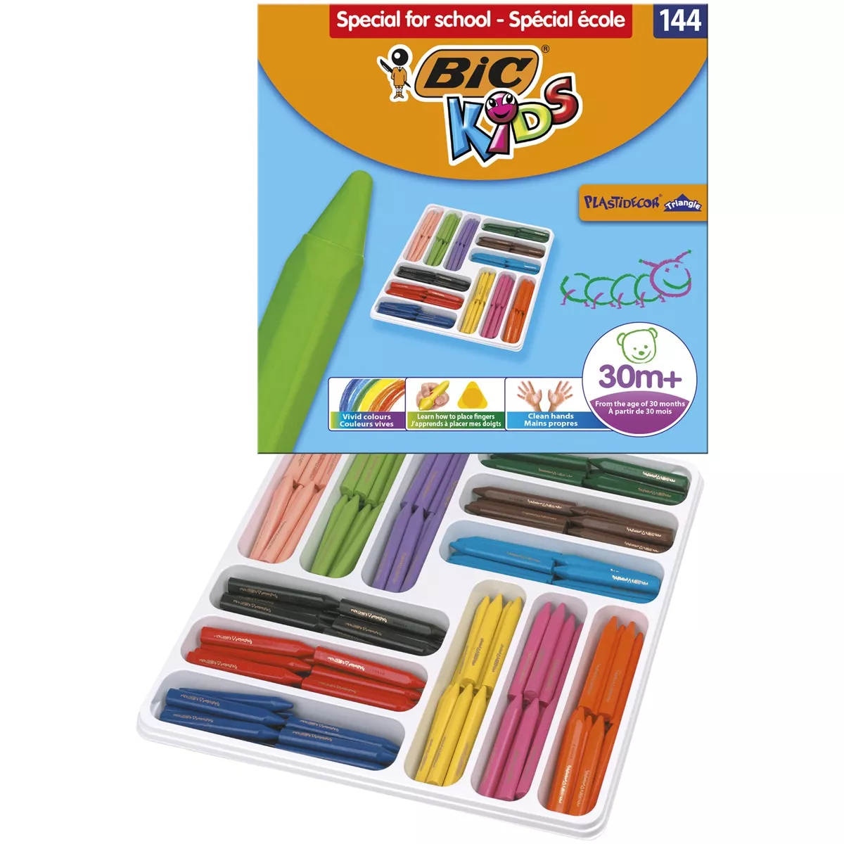 BIC - Pack Escolar De 144 Ceras Colorear Plastidecor Peques barato