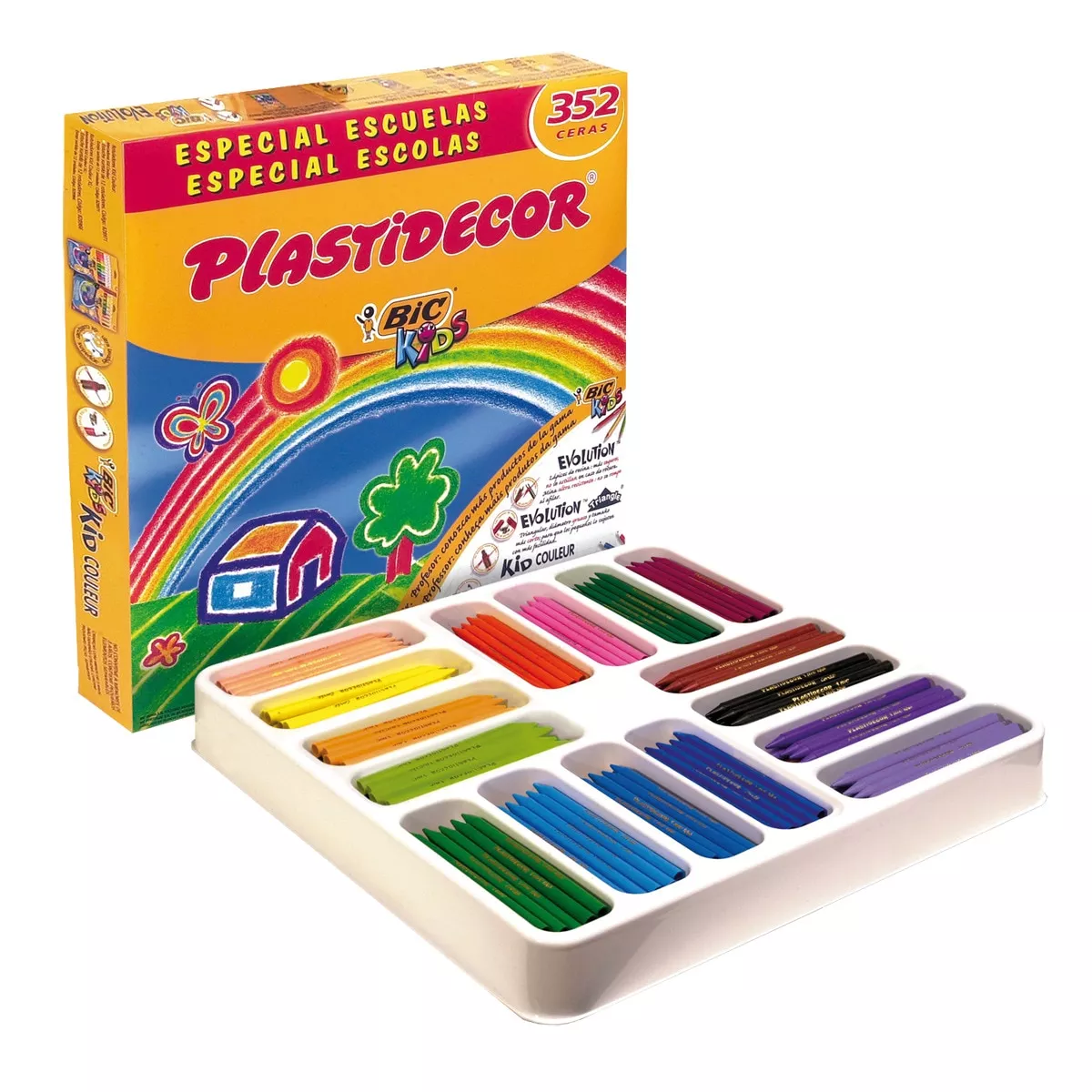 BIC - Pack Escolar De 352 Ceras Colorear Plastidecor barato