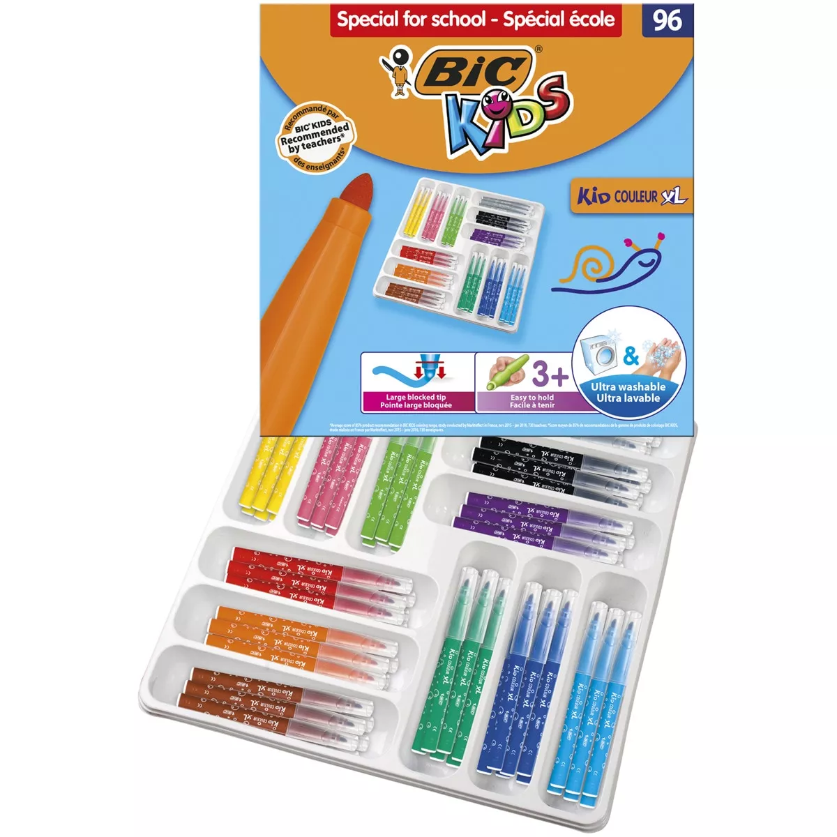 BIC - Pack Escolar De 96 Rotuladores Colorear Kid Couleur XL barato