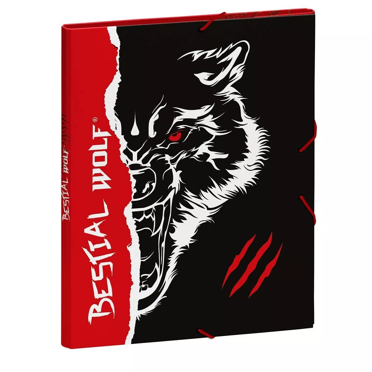Bestial Wolf - Carpeta Clasificadora Negro barato