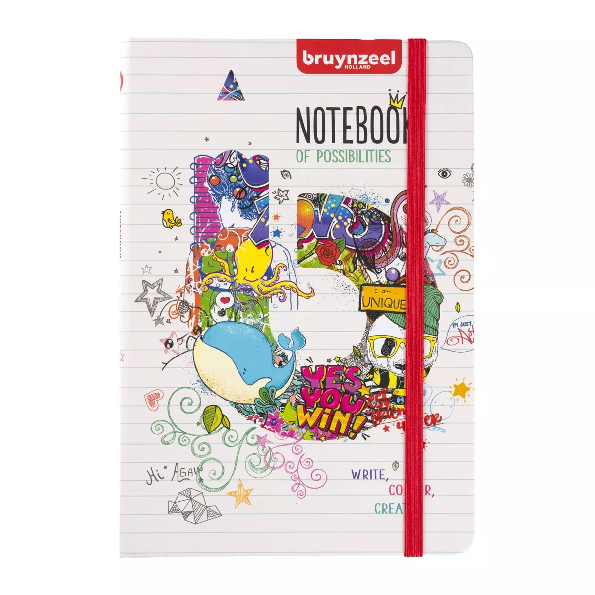 Bruynzeel - Bloc De Notas A5 80 Gramos Metro Cuadrado 160 Hojas Multicolor En Oferta Bruynzeel - Bloc De Notas A5 80 Gramos Metro Cuadrado 160 Hojas Multicolor Barato