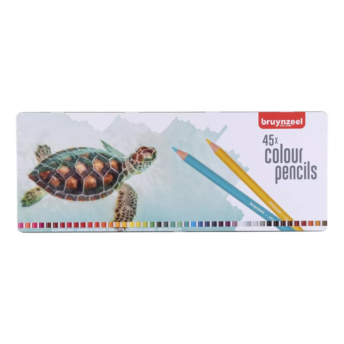 Bruynzeel - Caja Metálica De 45 Colores Tortuga Multicolor En Oferta Bruynzeel - Caja Metálica De 45 Colores Tortuga Multicolor Barato