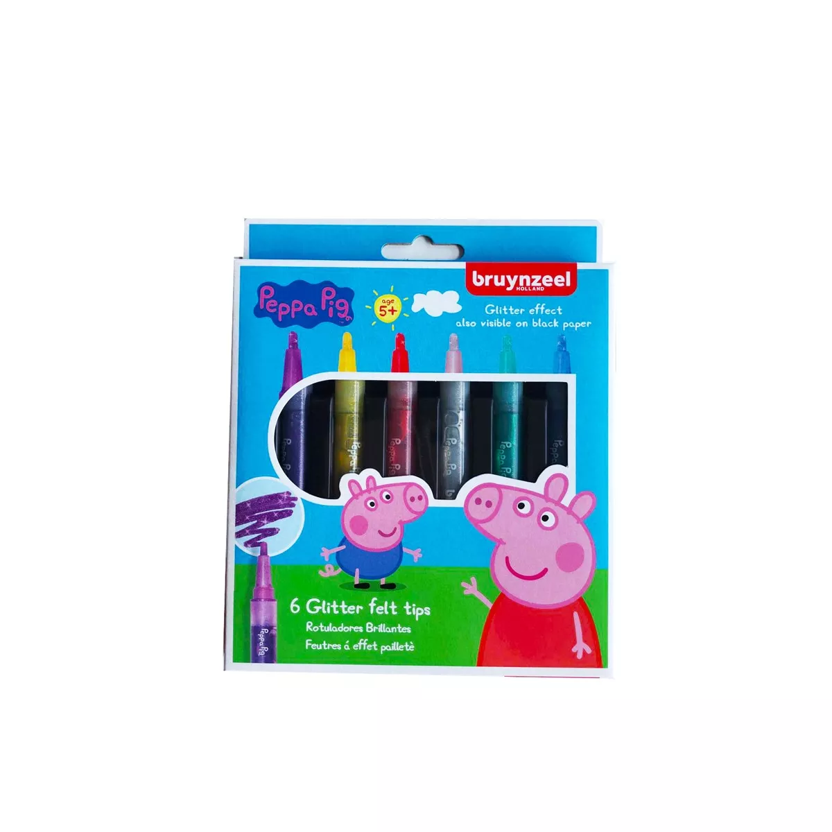 Bruynzeel - Set 6 Rotuladores Purpurina Multicolor En Oferta Bruynzeel - Set 6 Rotuladores Purpurina Multicolor Barato