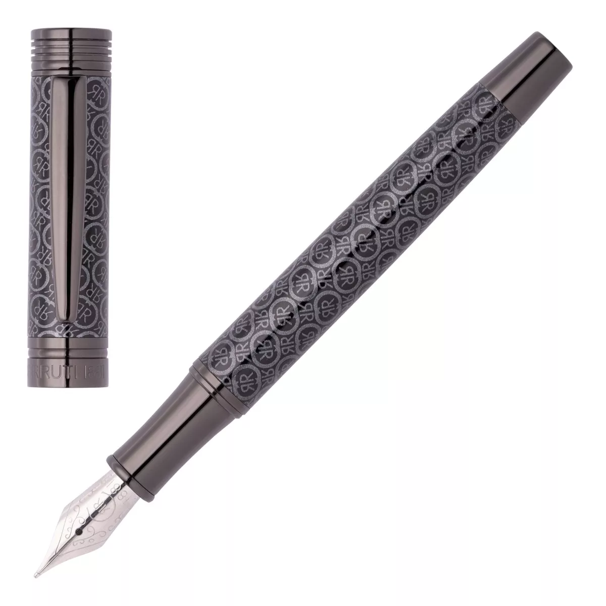 Cerruti 1881 - Pluma Estilográfica Logomania Gris En Oferta Cerruti 1881 - Pluma Estilográfica Logomania Gris Barato