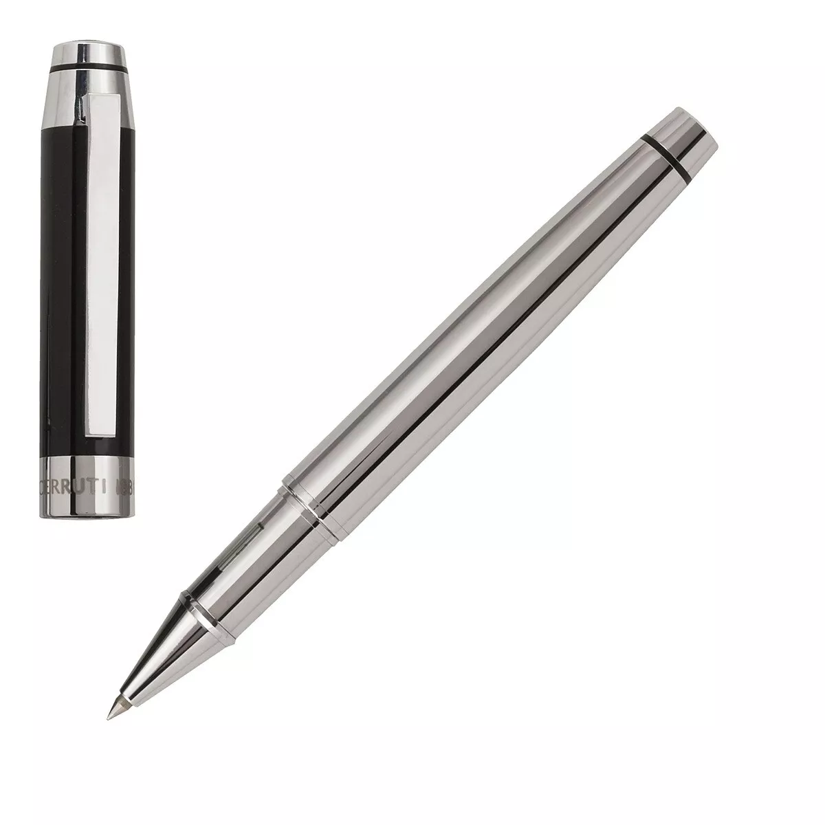 CERRUTI 1881 - Roller Heritage Black Negro Y Cromo barato