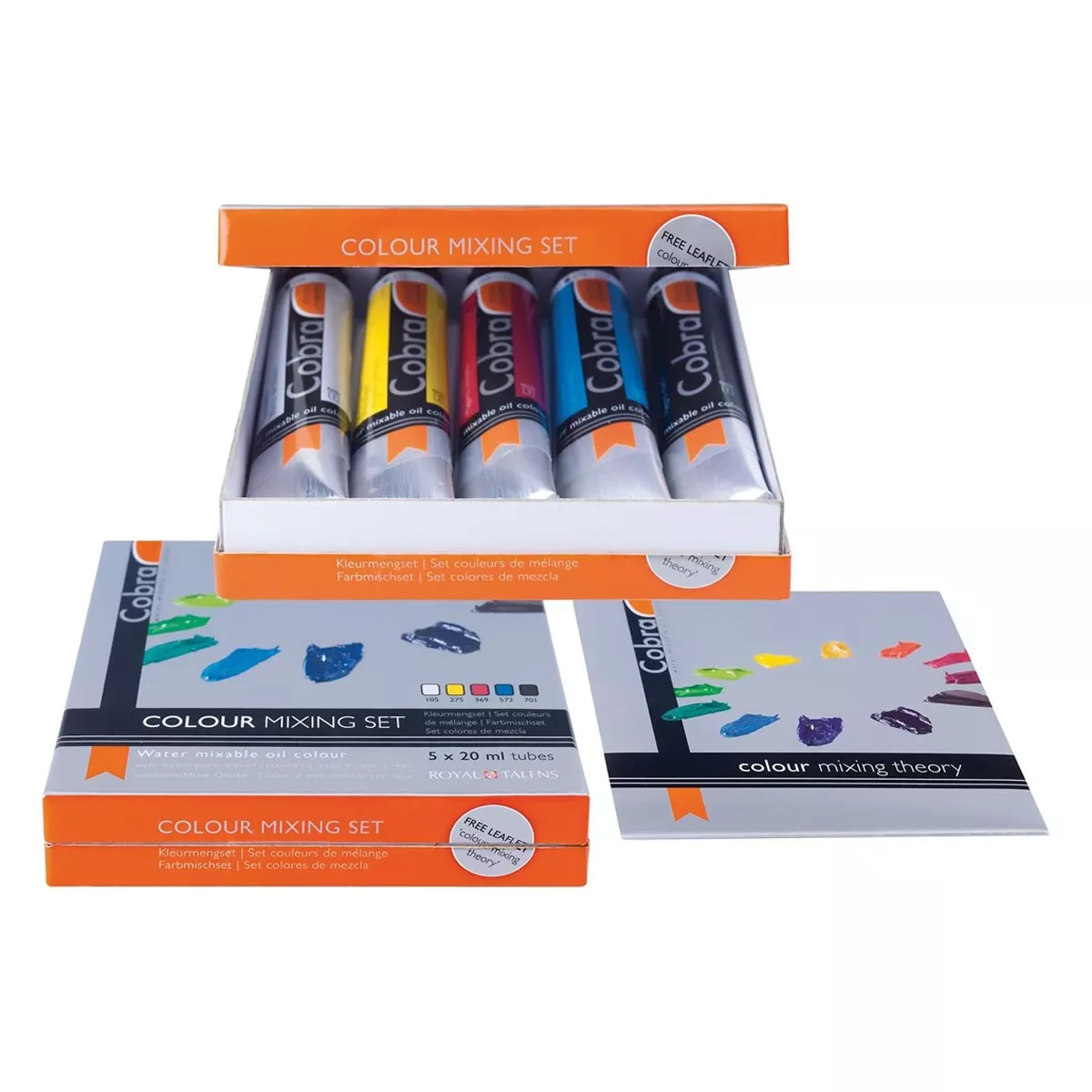 Cobra - Set De 5 Tubos De Óleo Artist Miscible Con Agua Cólores Básicos De 20 Ml Multicolor En Oferta Cobra - Set De 5 Tubos De Óleo Artist Miscible Con Agua Cólores Básicos De 20 Ml Multicolor Barato