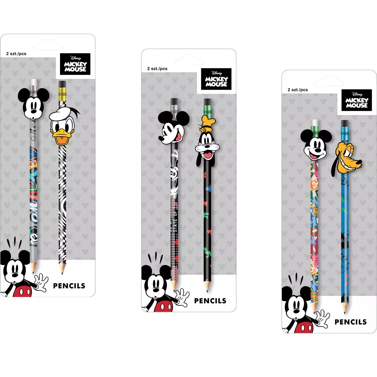 COOLPACK - Lapiceros HB Con Borrador Mickey Mouse barato