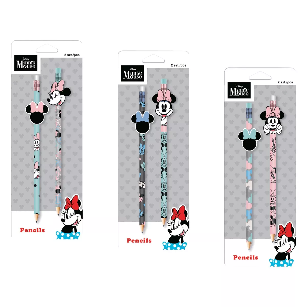COOLPACK - Lapiceros HB Con Borrador Minnie Mouse barato