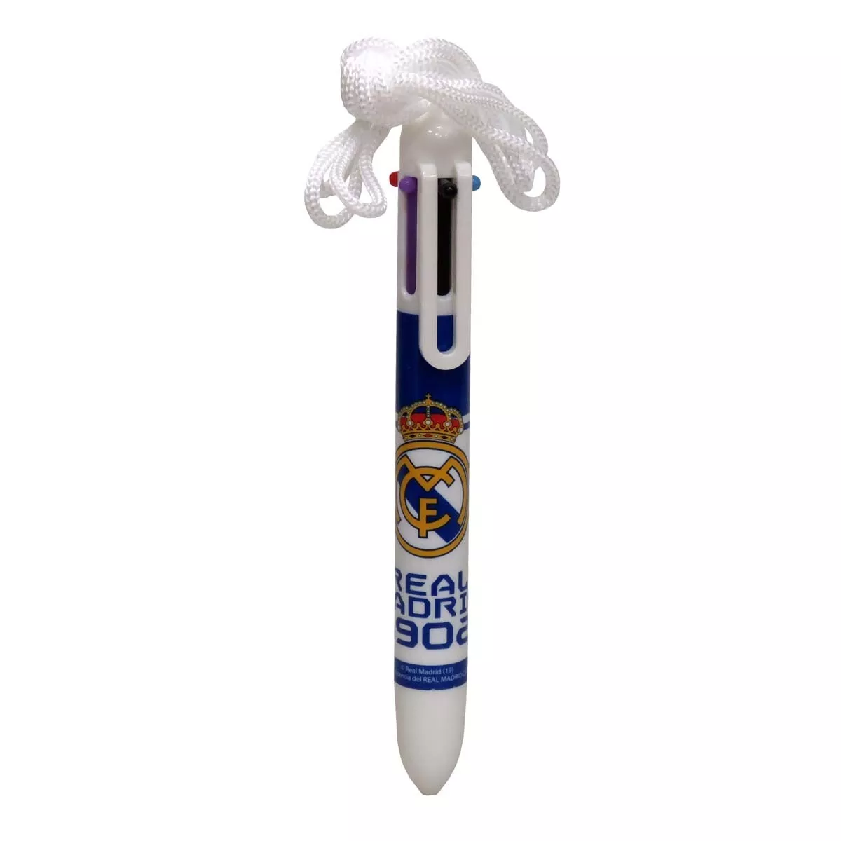 CYP Brands - Boligrafo 6 Colores Con Cuerda Real Madrid C.F. Azul Blanco barato