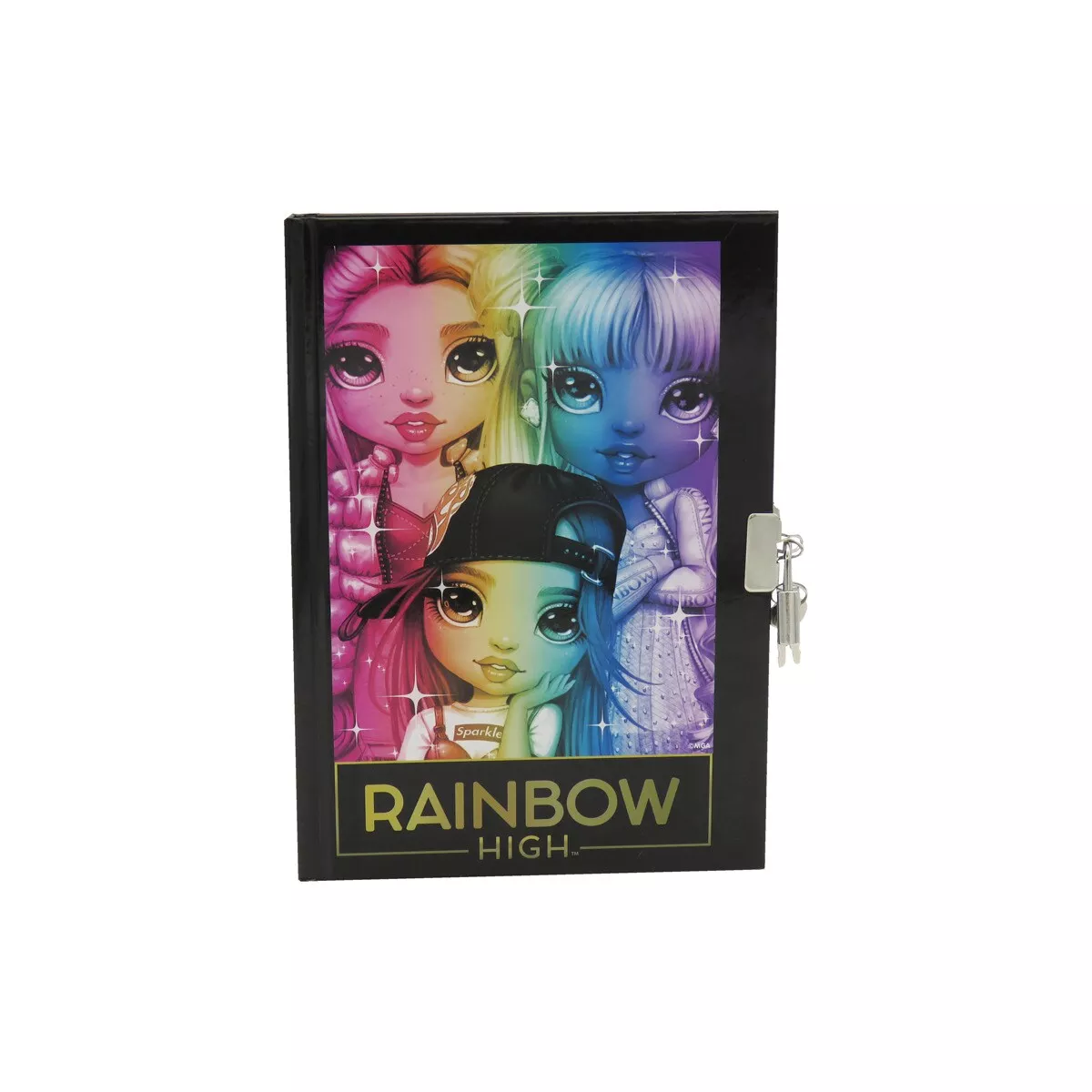 Cyp Brands - Diario Con Candado Rainbow High Negro Multicolor En Oferta Cyp Brands - Diario Con Candado Rainbow High Negro Multicolor Barato
