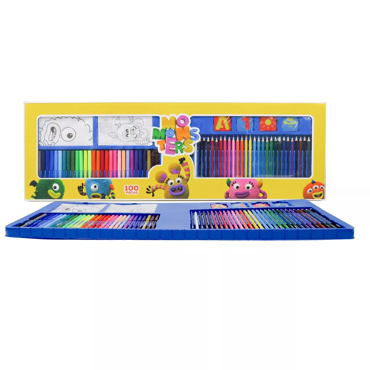 Cyp Brands - Megaset 100 Piezas En Caja Momonsters Multicolor En Oferta Cyp Brands - Megaset 100 Piezas En Caja Momonsters Multicolor Barato