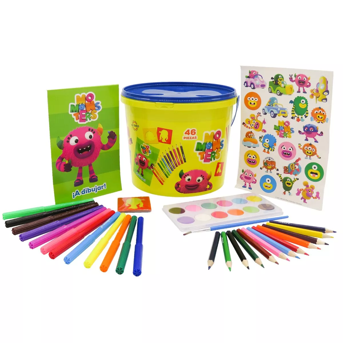 Cyp Brands - Set De Actividades 46 Piezas En Cubo Momonsters Multicolor En Oferta Cyp Brands - Set De Actividades 46 Piezas En Cubo Momonsters Multicolor Barato