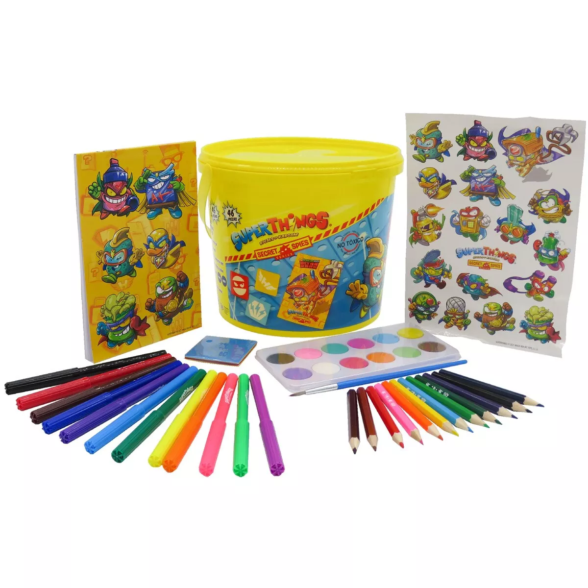 CYP Brands - Set De Actividades 46 Piezas En Cubo Superzings Multicolor barato