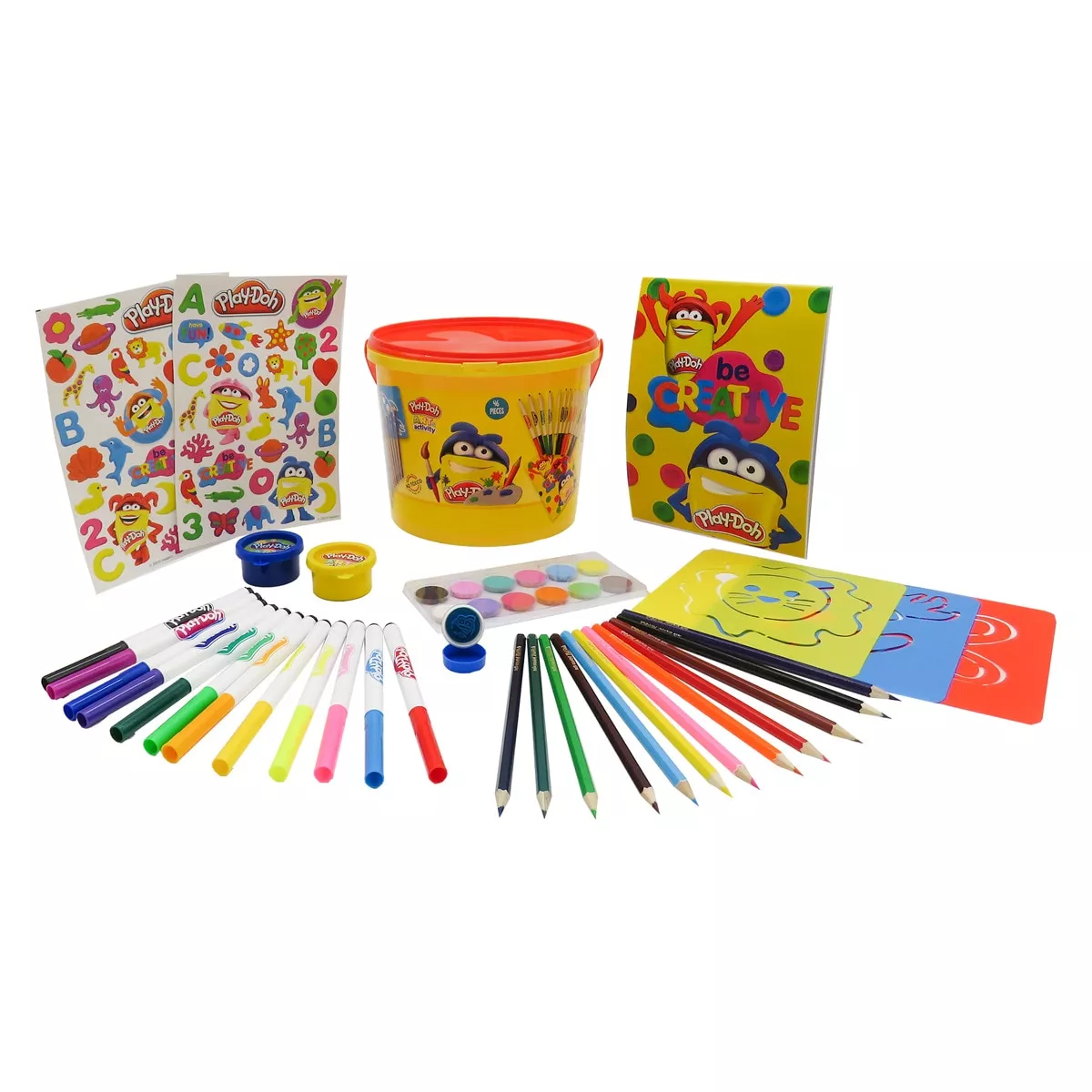 CYP Brands - Set De Actividades De 46 Piezas En Cubo Play Doh Multicolor barato