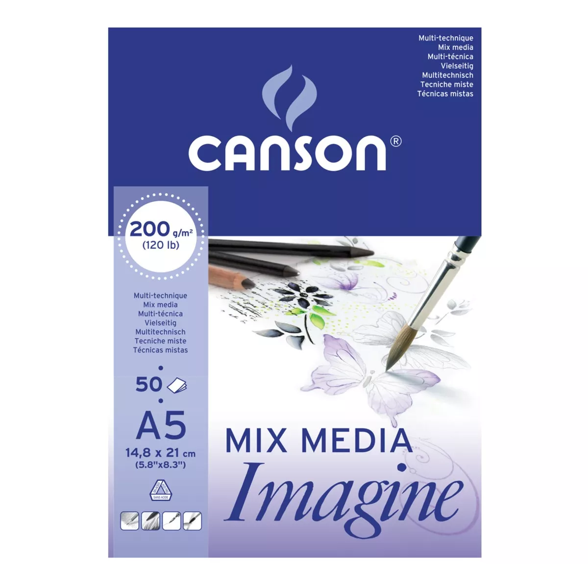 Canson - Bloc Encolado A5 50H. Imagine En Oferta Canson - Bloc Encolado A5 50H. Imagine Barato