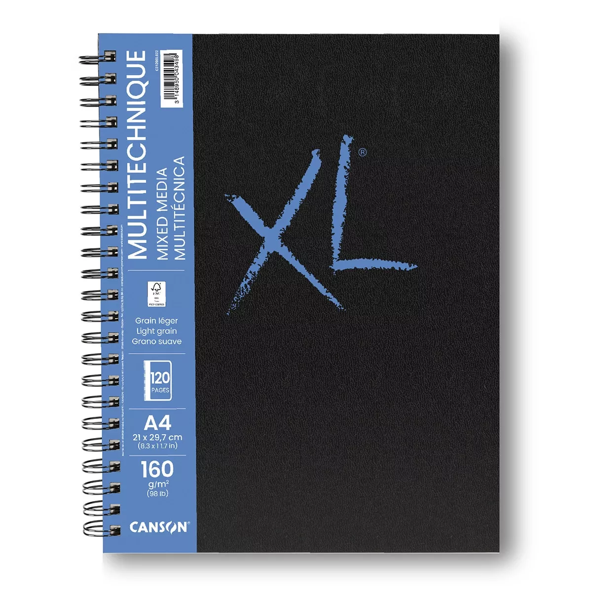 Canson - Cuaderno 21X29,7 60 Hojas Ligero 160G Xl Mix Media En Oferta Canson - Cuaderno 21X29