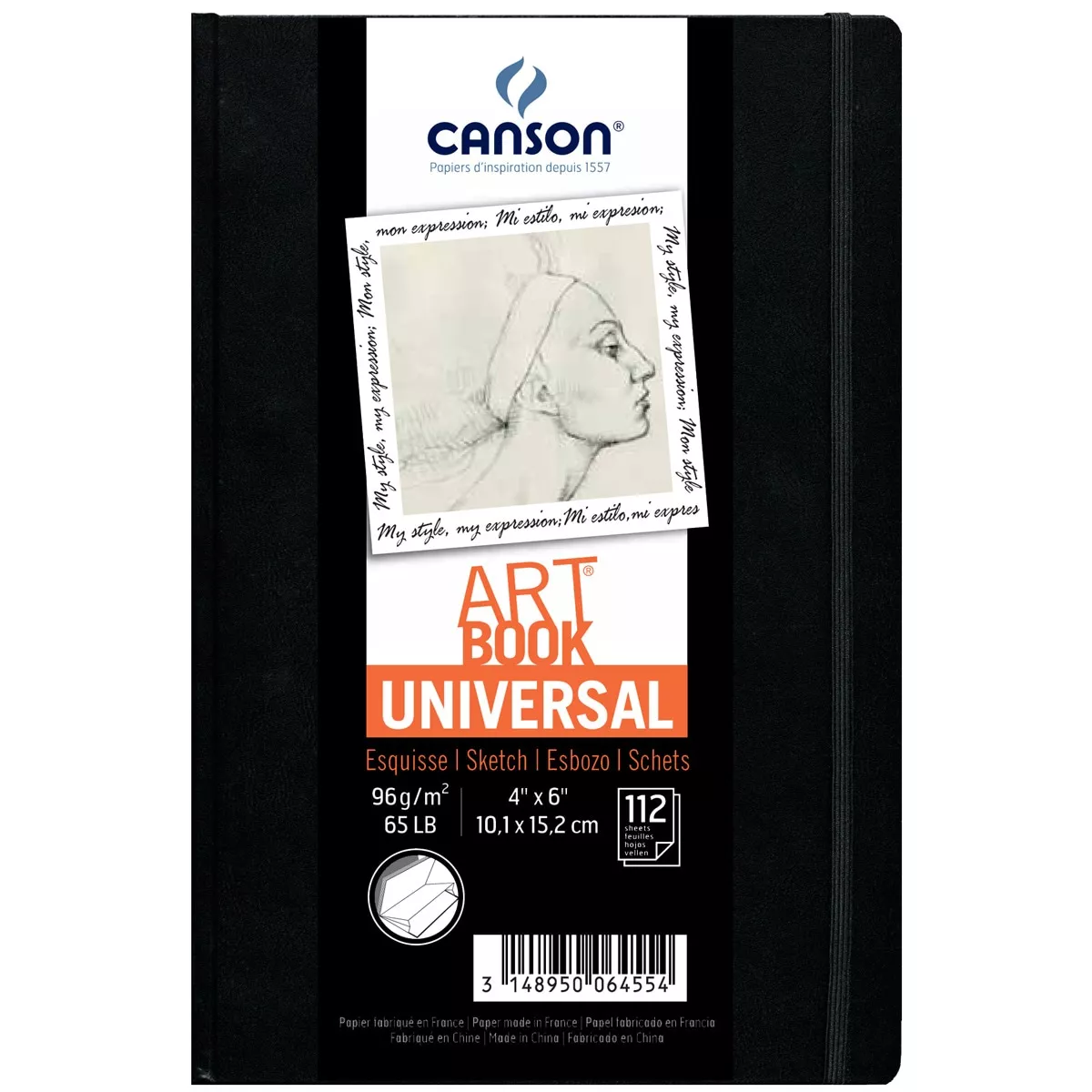 Canson - Cuaderno Art Book, 112 Hojas, A6+, Papel Universal, Grano Fino, 96G En Oferta Canson - Cuaderno Art Book
