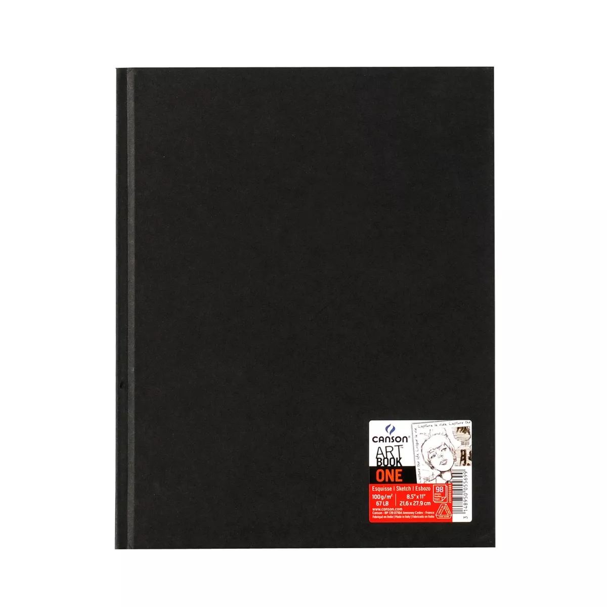 Canson - Cuaderno Cosido, 21X27,9 Cm, 98 Hojas, Sketch One, Grano Fino, 100G En Oferta Canson - Cuaderno Cosido