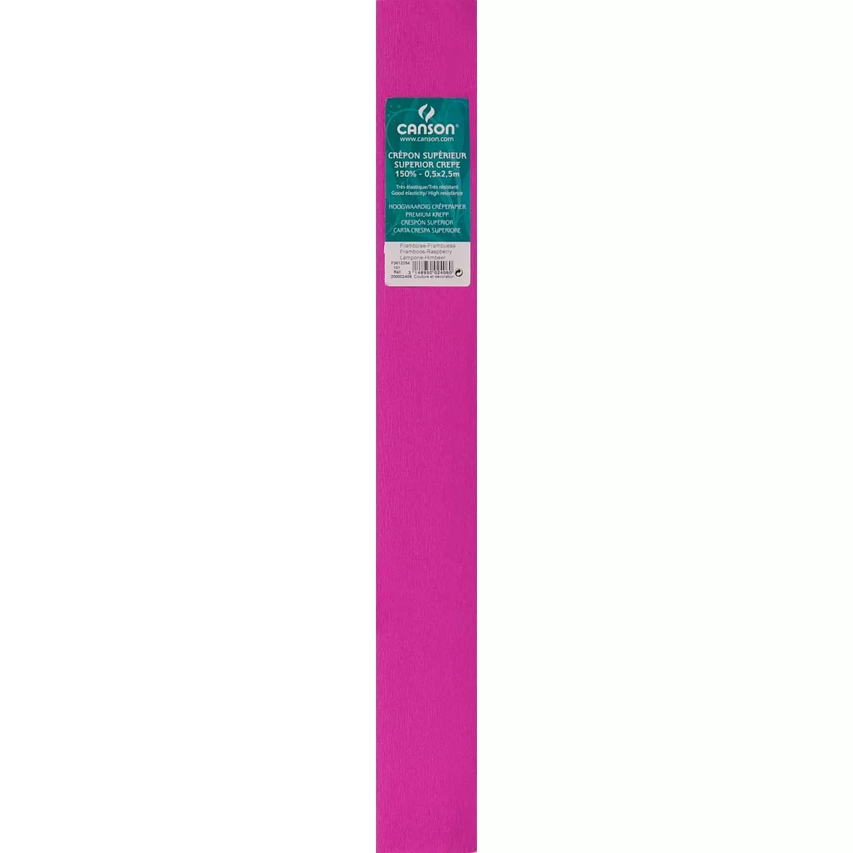 Canson - Rollo De 50X250 Cm, Crespón Superior (60G/Rollo), 48 G/M2, Frambuesa En Oferta Canson - Rollo De 50X250 Cm