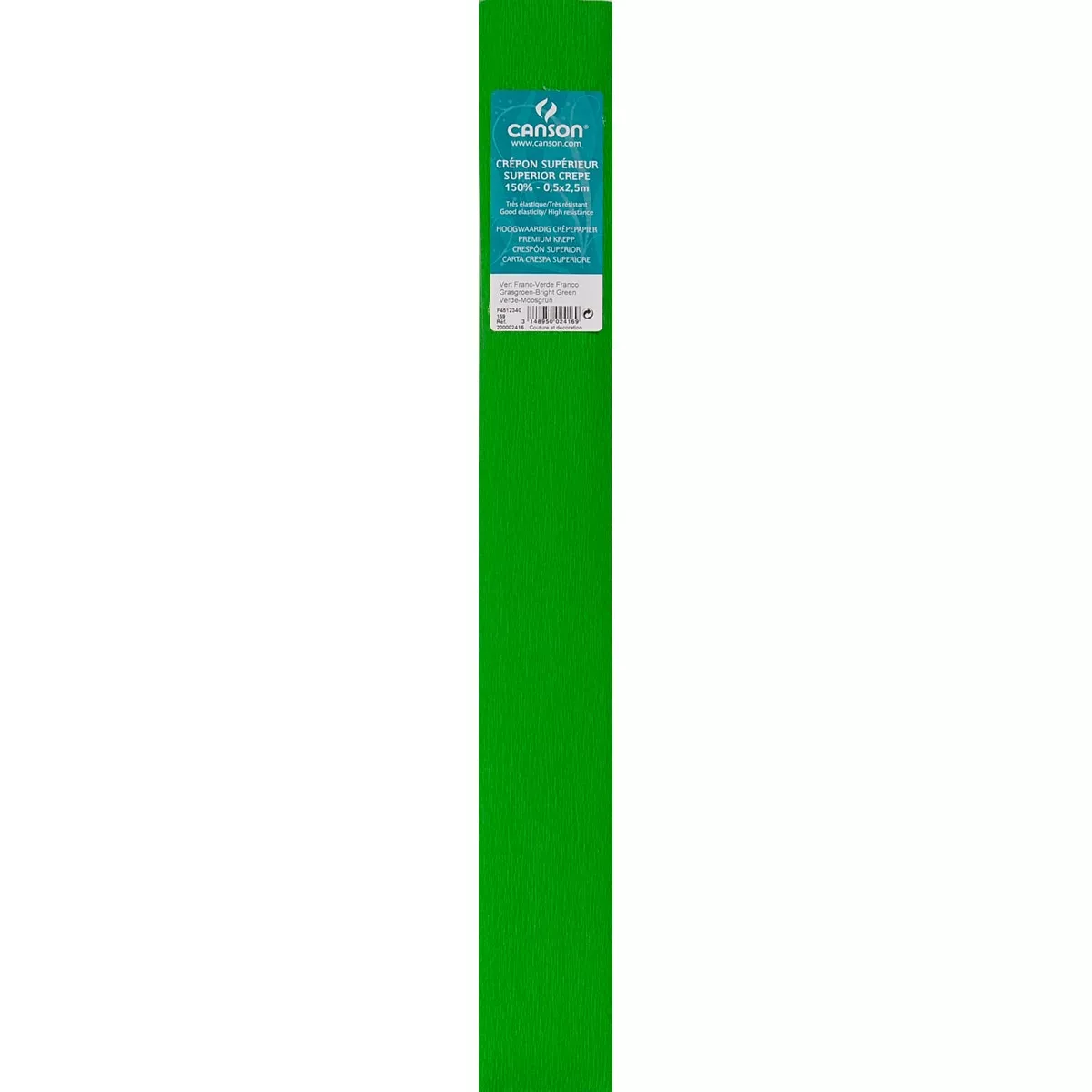 Canson - Rollo De 50X250 Cm, Crespón Superior (60G/Rollo), 48 G/M2, Verde Billar En Oferta Canson - Rollo De 50X250 Cm