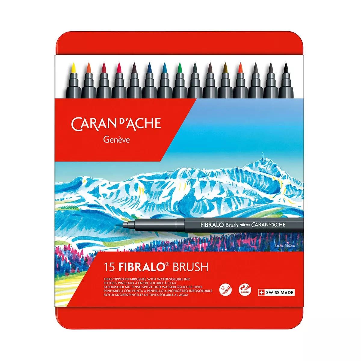 Caran D'Ache - Caja De 15 Rotuladores Punta Pincel Caran Dache En Oferta Caran D'Ache - Caja De 15 Rotuladores Punta Pincel Caran Dache Barato