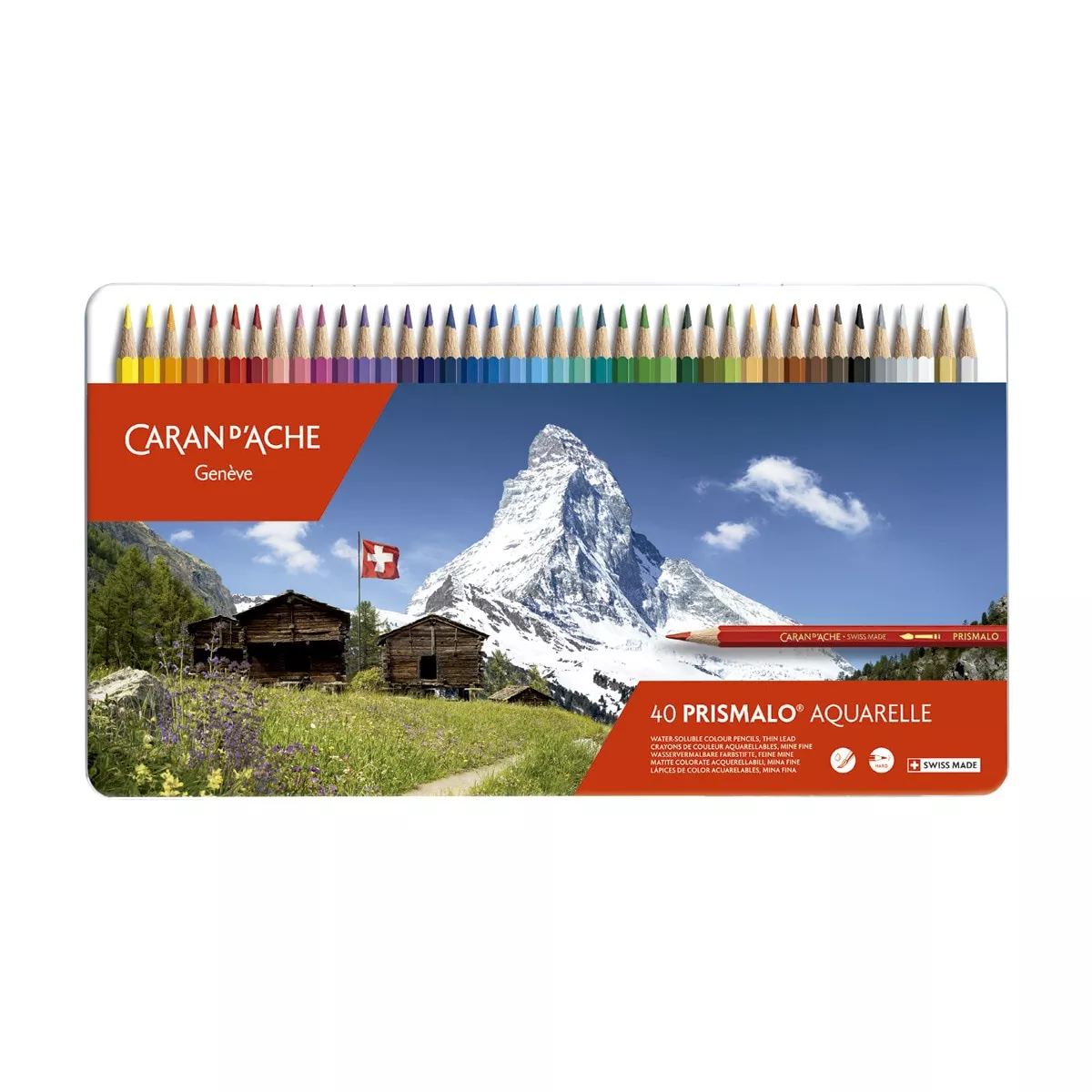 Caran D'Ache - Caja Metálica Prismale 40 Colores Surtidos barato