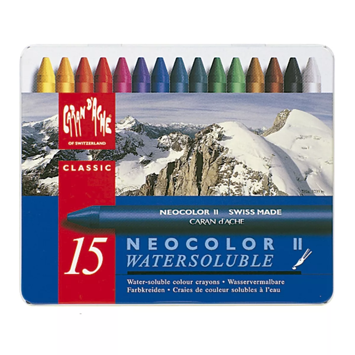Caran D'Ache - Cera Acuarelable Neocolor Ii 15 Surtidos Multicolor En Oferta Caran D'Ache - Cera Acuarelable Neocolor Ii 15 Surtidos Multicolor Barato