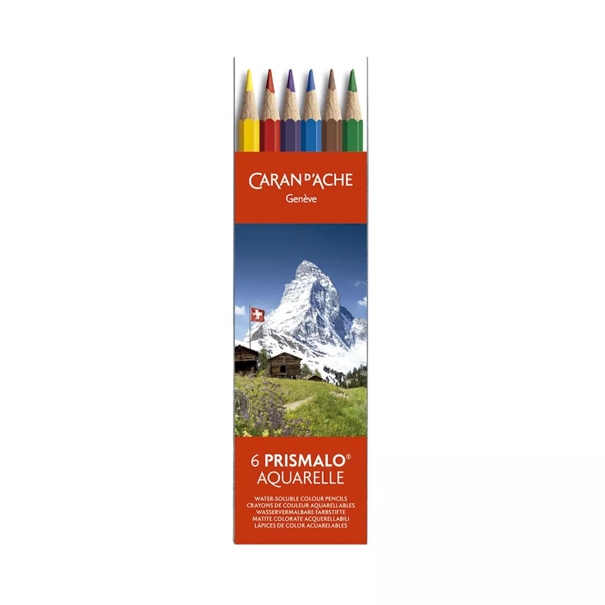 Caran D'Ache - Lápiz Color Acuarelable Prismalo 6 Unidades Multicolor En Oferta Caran D'Ache - Lápiz Color Acuarelable Prismalo 6 Unidades Multicolor Barato