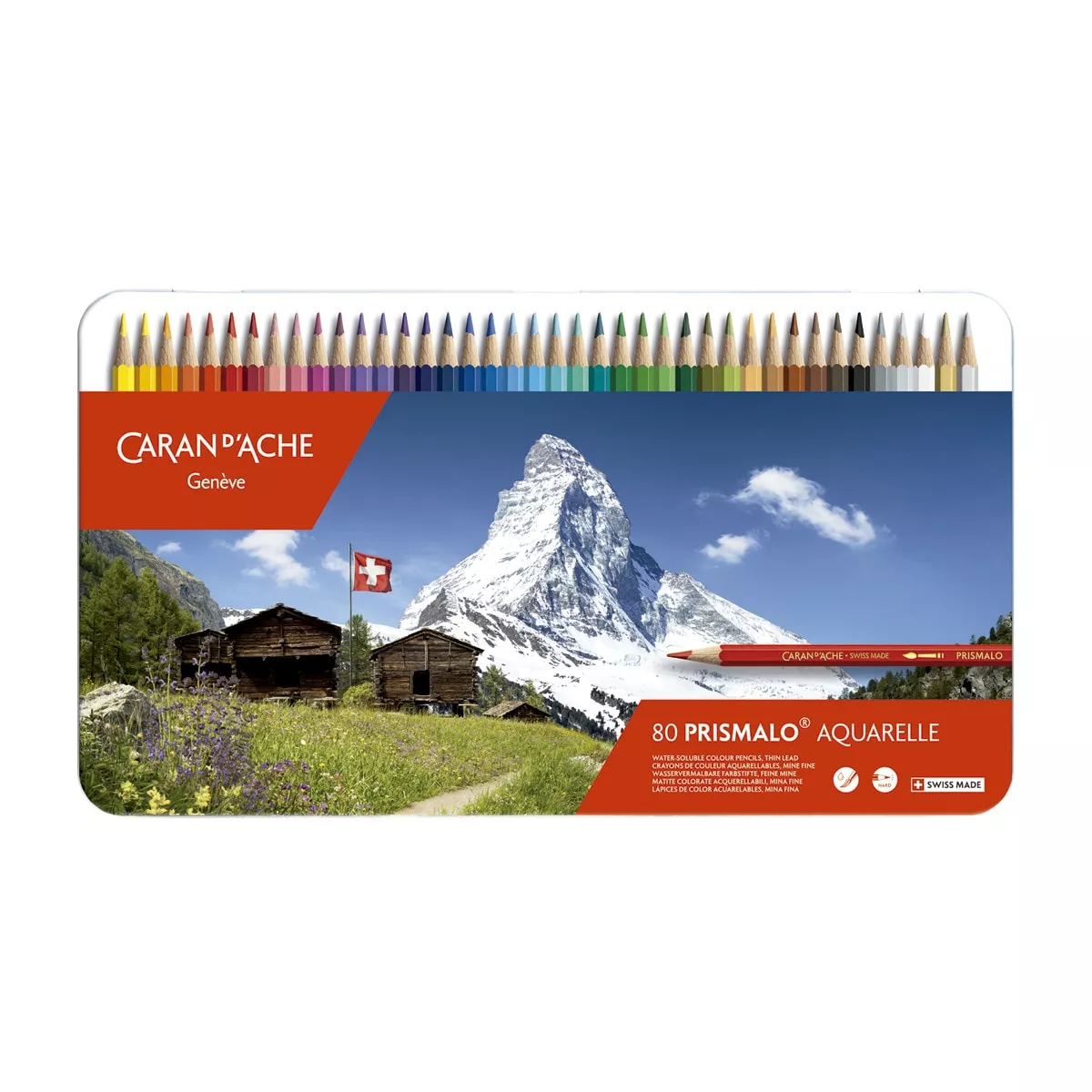 Caran D'Ache - Lápiz Color Acuarelable Prismalo 80 Unidades Multicolor En Oferta Caran D'Ache - Lápiz Color Acuarelable Prismalo 80 Unidades Multicolor Barato