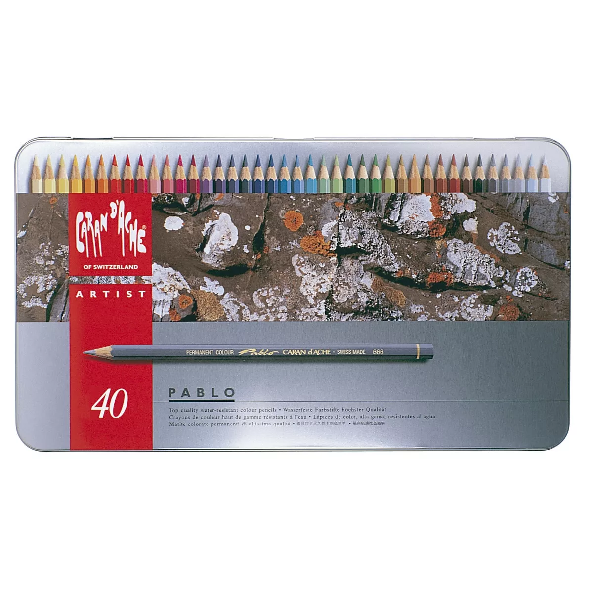 Caran D'Ache - Lápiz Color Permanente Pablo 40 Unidades Multicolor En Oferta Caran D'Ache - Lápiz Color Permanente Pablo 40 Unidades Multicolor Barato
