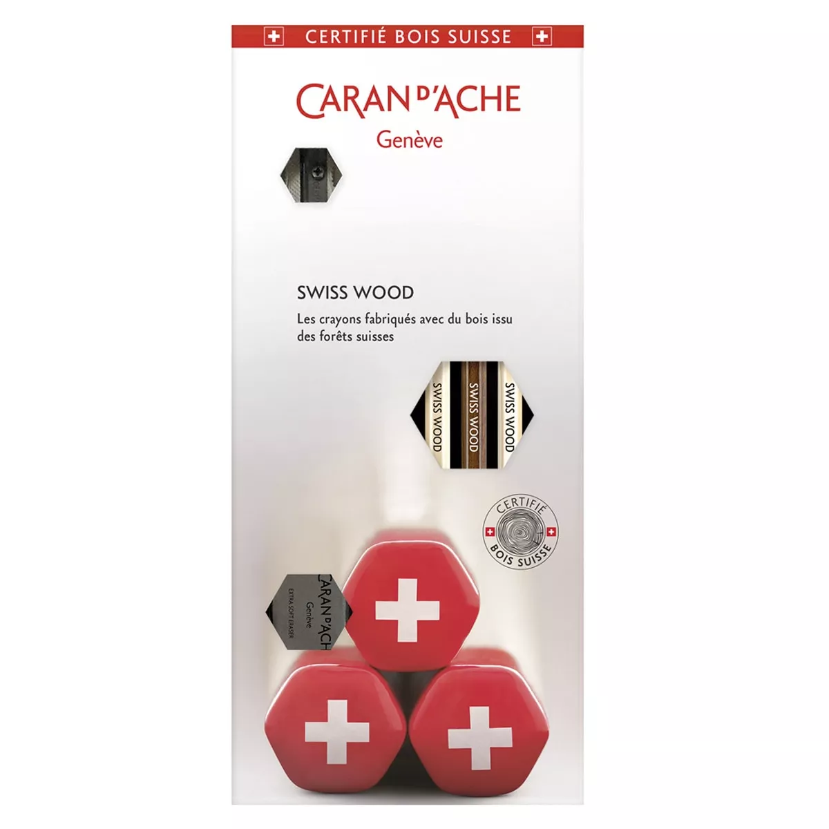 Caran D'Ache - Set 3 Lápices HB Swiss Wood barato