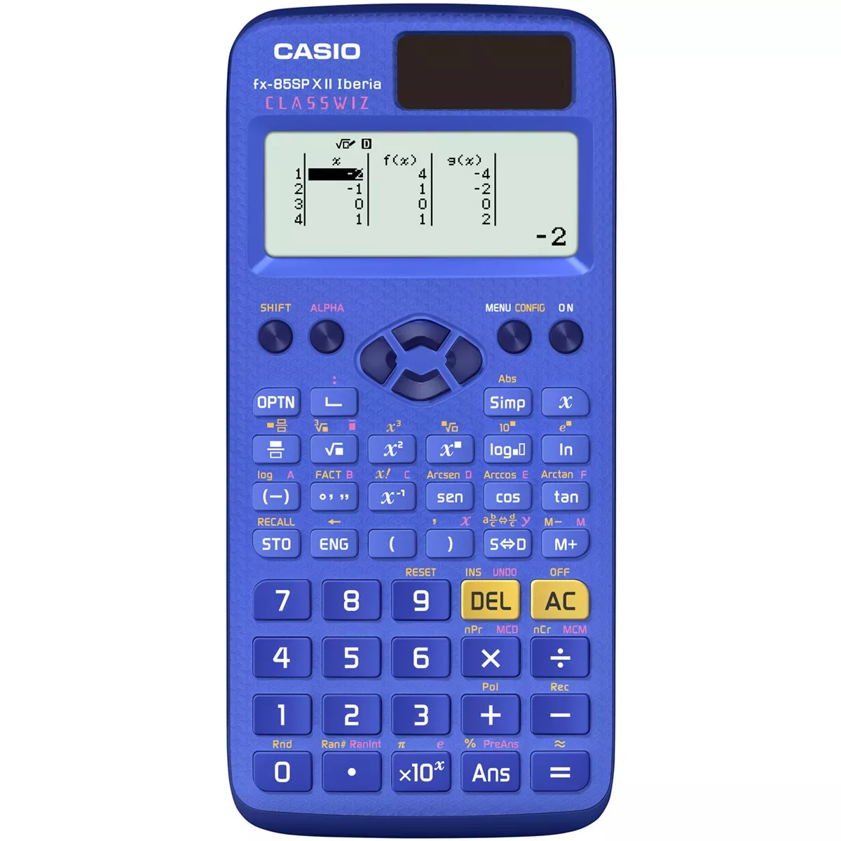 Casio - Calculadora Científica Solar Y Pilas Fx-85Spxii Azul En Oferta Casio - Calculadora Científica Solar Y Pilas Fx-85Spxii Azul Barato