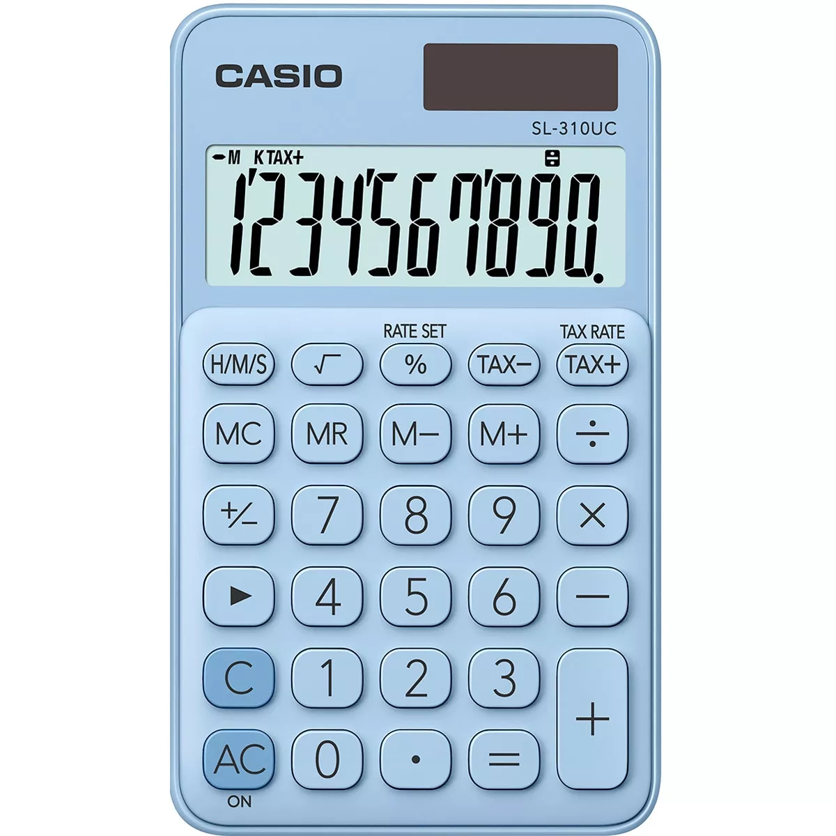 Casio - Calculadora De Bolsillo Sl-310Uc Azul Claro En Oferta Casio - Calculadora De Bolsillo Sl-310Uc Azul Claro Barato