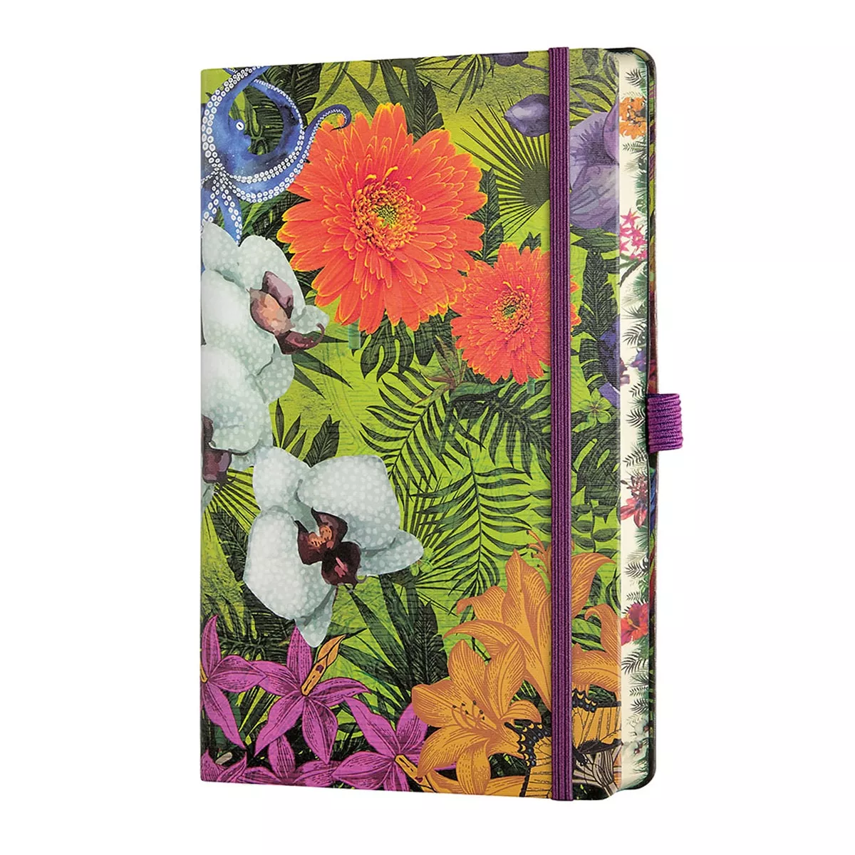 Castelli Milano - Cuaderno Cuarto Horizontal Eden Orchid En Oferta Castelli Milano - Cuaderno Cuarto Horizontal Eden Orchid Barato